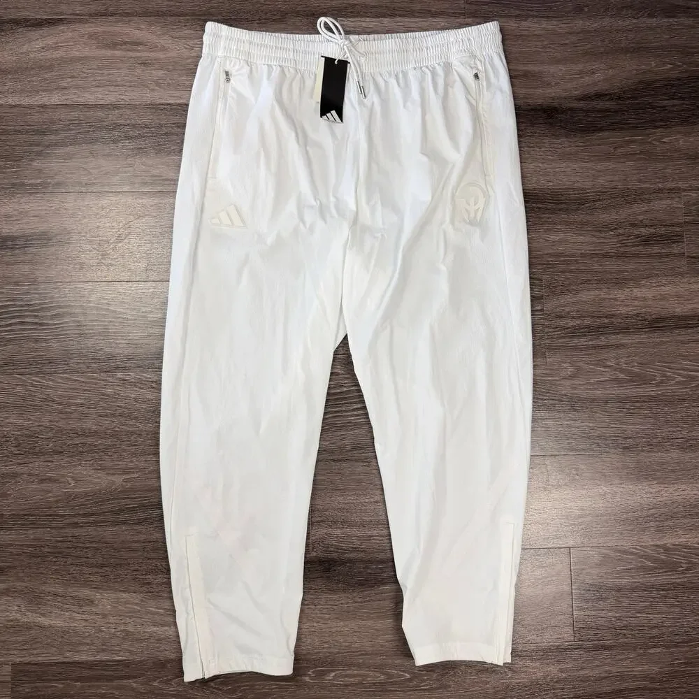 Adidas Mahomes ZNE Woven Track Pants Joggers Men's Size 3XL White JY3801 New